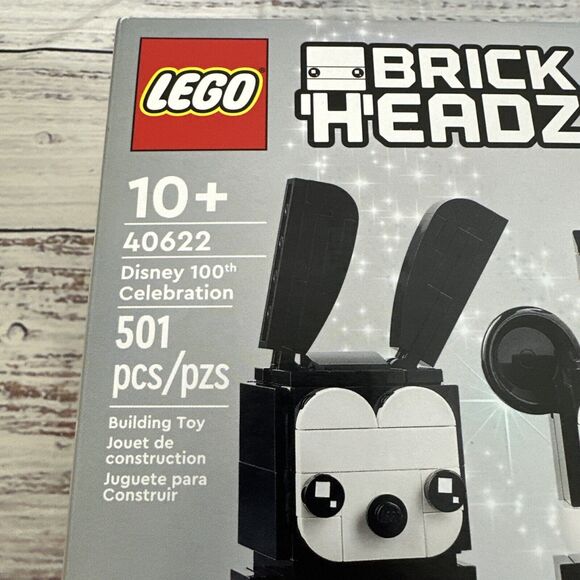 LEGO Disney 100 Celebration Train 43212 and Brick Headz 40622 Building Sets New - Picture 5 of 16